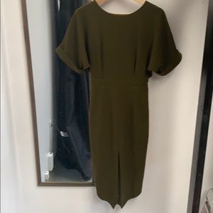 Olive ASOS pencil dress